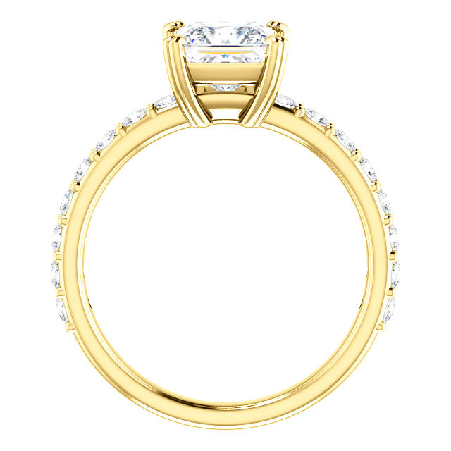 Princess Cut Classic Engagement Ring - Michael E. Minden Diamond Jewelers