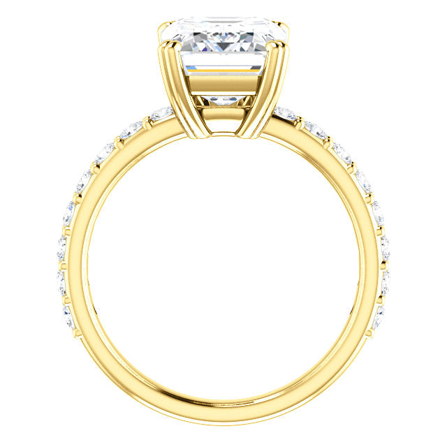 Emerald Cut Classic Engagement Ring - Michael E. Minden Diamond Jewelers