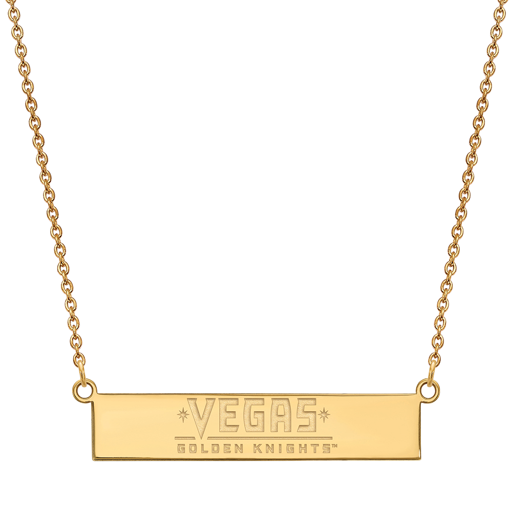 VGK Sterling Silver Bar Necklace - Michael E. Minden Diamond Jewelers
