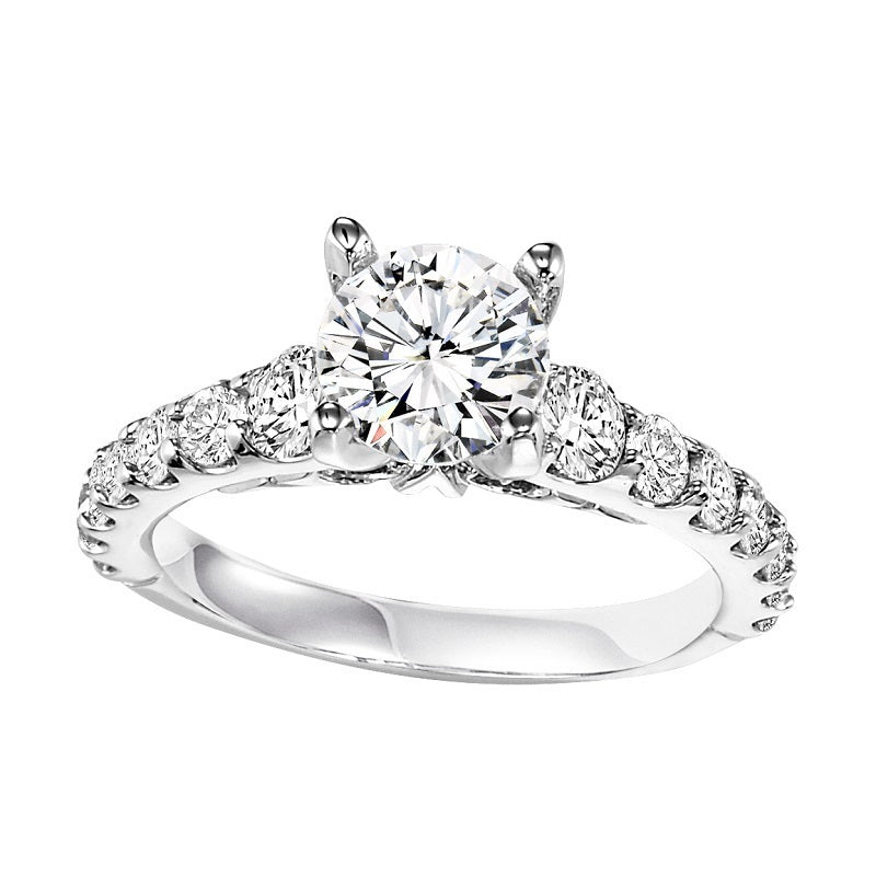 Round Cut Classic Engagement Ring - Michael E. Minden Diamond Jewelers