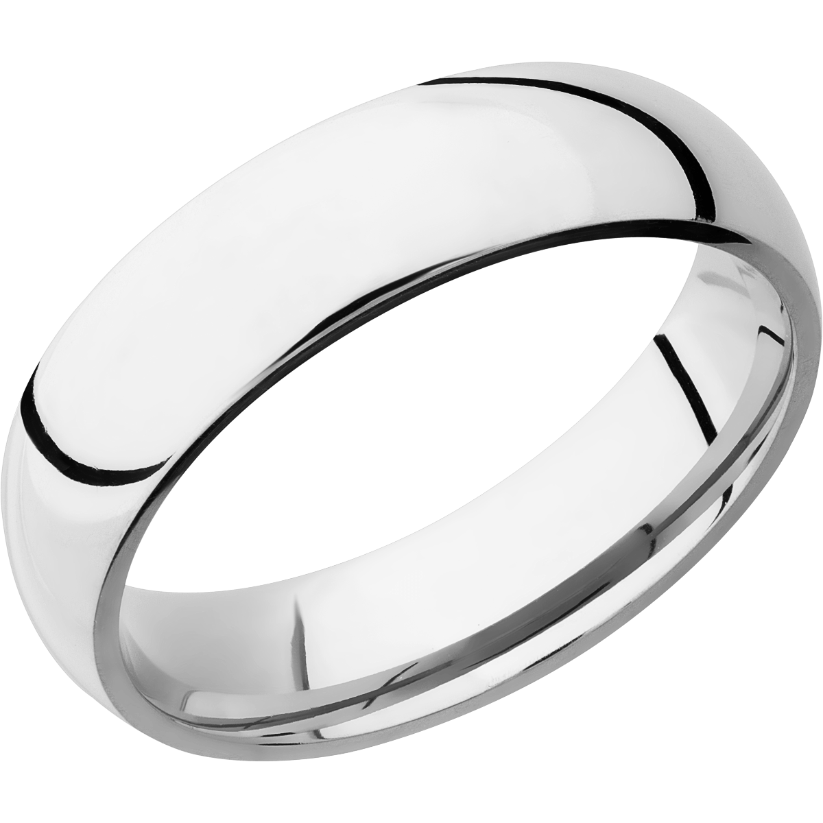 Comfort Fit Men's Wedding Ring with Polished Finish - Michael E. Minden Diamond Jewelers