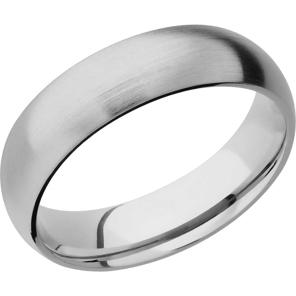 Comfort Fit Round Men's Wedding Ring with a Satin Finish - Michael E. Minden Diamond Jewelers