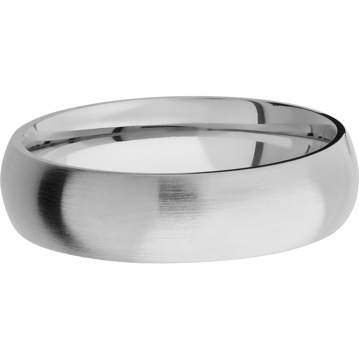 Comfort Fit Round Men's Wedding Ring with a Satin Finish - Michael E. Minden Diamond Jewelers