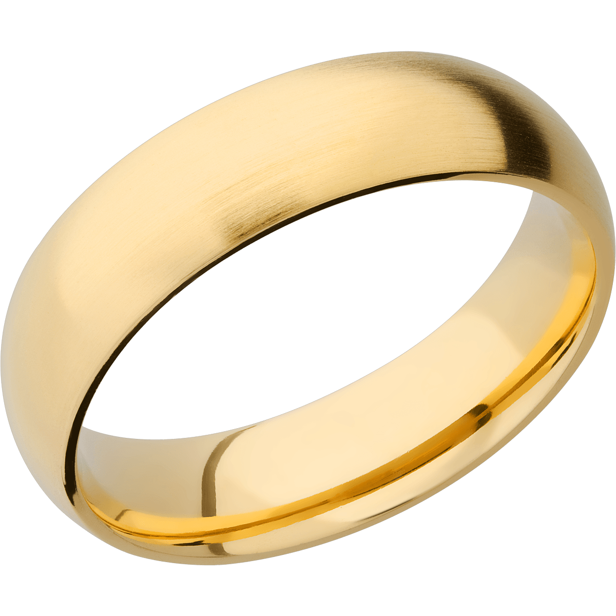 Comfort Fit Round Men's Wedding Ring with a Satin Finish - Michael E. Minden Diamond Jewelers