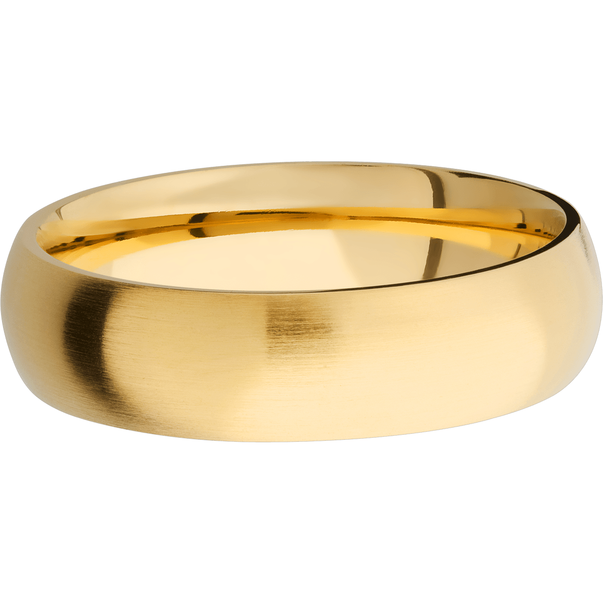 Comfort Fit Round Men's Wedding Ring with a Satin Finish - Michael E. Minden Diamond Jewelers