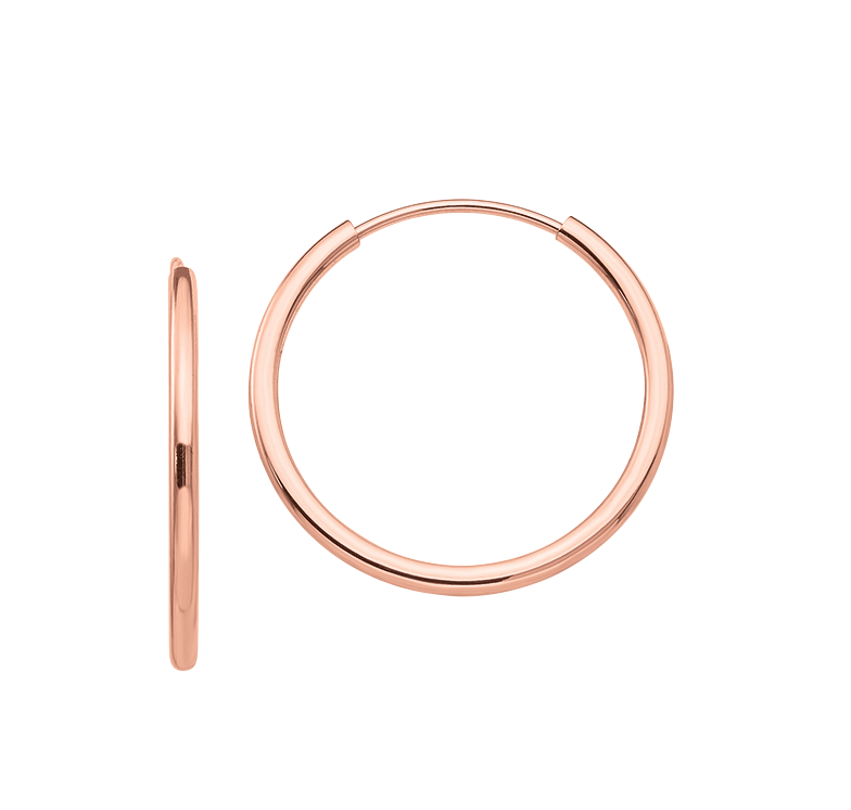 Petite Endless Hoops - Michael E. Minden Diamond Jewelers