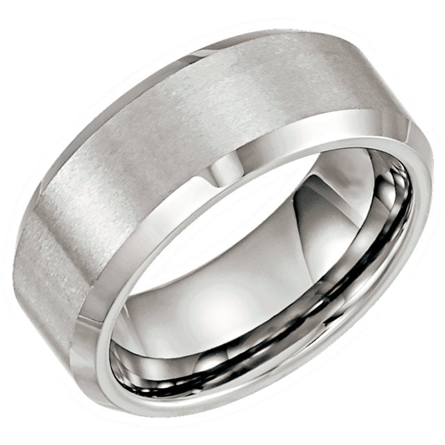 Bevelled deals wedding rings