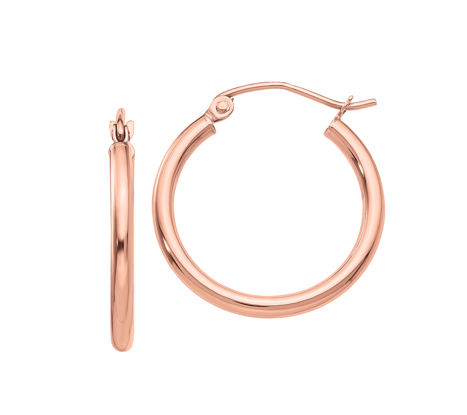 14K Classic Hoops - Michael E. Minden Diamond Jewelers