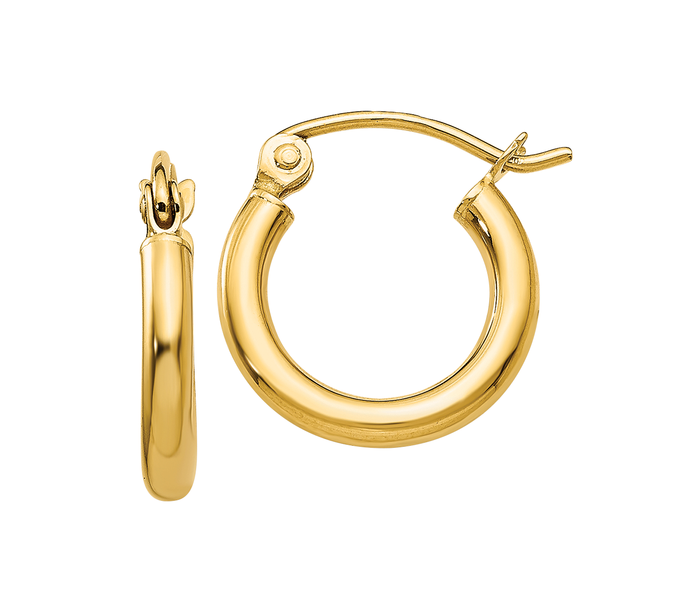 14K Classic Hoops - Michael E. Minden Diamond Jewelers