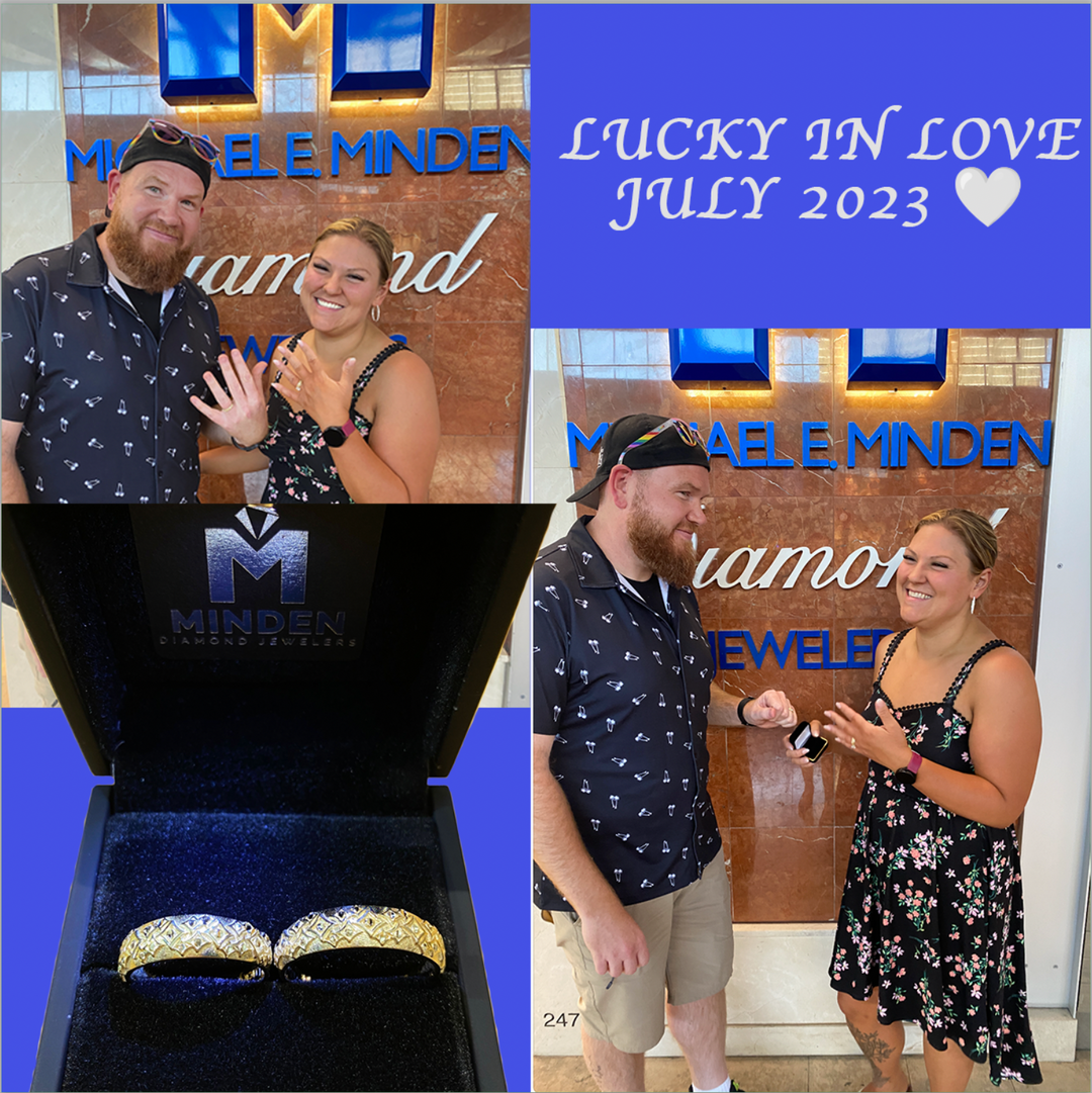 Lucky In Love Contest Winners, Mr. and Mrs. Mills! Michael E. Minden