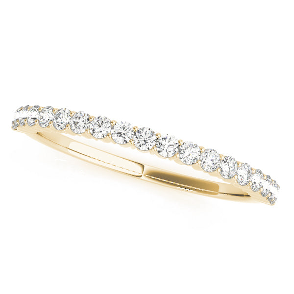 Accented Diamond Prong-Set Wedding Ring - Michael E. Minden Diamond Jewelers