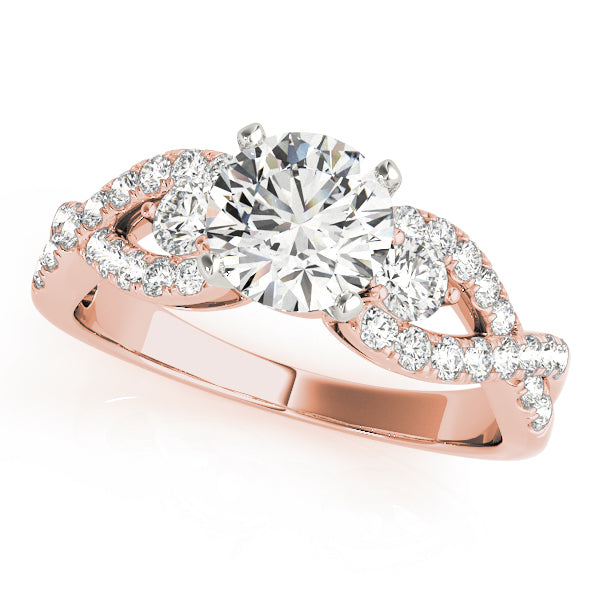 Twisted Vine Engagement Ring - Michael E. Minden Diamond Jewelers
