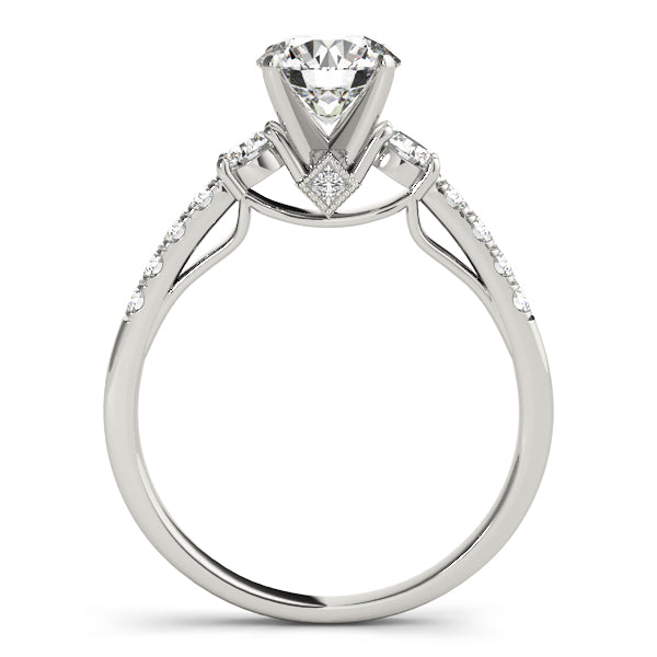 Round Classic Inspired Engagement Ring - Michael E. Minden Diamond Jewelers