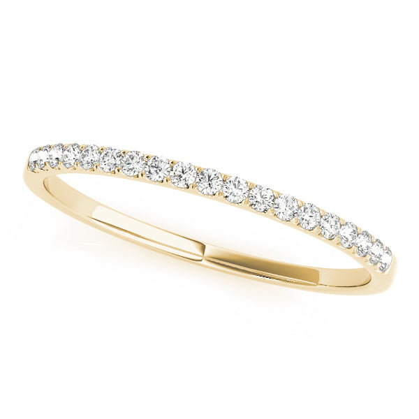 Dainty Prong-Set Wedding Ring - Michael E. Minden Diamond Jewelers