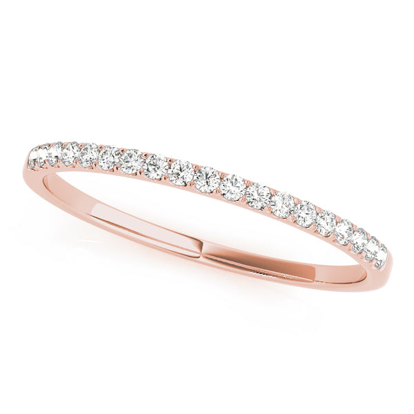 Dainty Prong-Set Wedding Ring - Michael E. Minden Diamond Jewelers