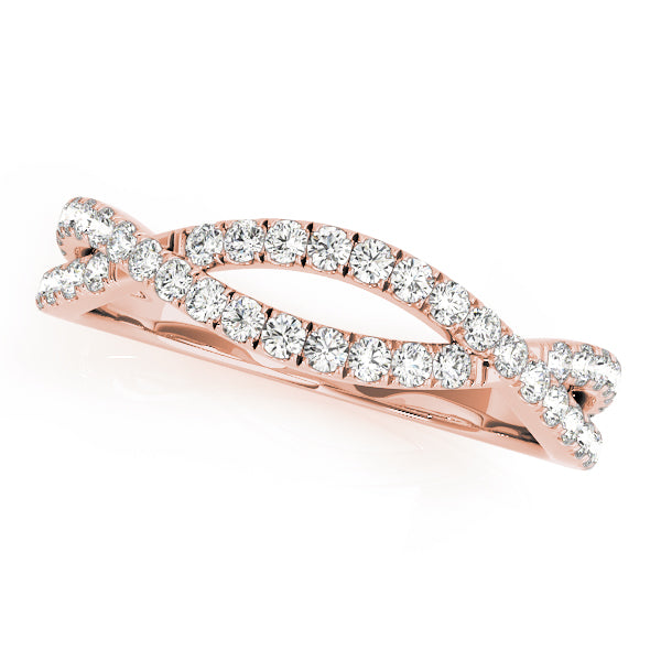 Wide Twist Wedding Ring - Michael E. Minden Diamond Jewelers