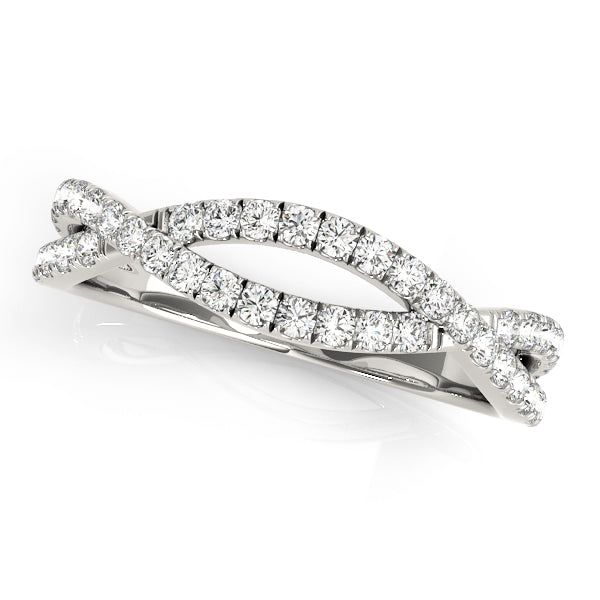 Wide Twist Wedding Ring - Michael E. Minden Diamond Jewelers