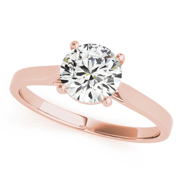 Round Cut Solitaire Engagement Ring - Michael E. Minden Diamond Jewelers