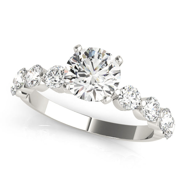 Round Cut Larger Classic Style Engagement Ring - Michael E. Minden Diamond Jewelers