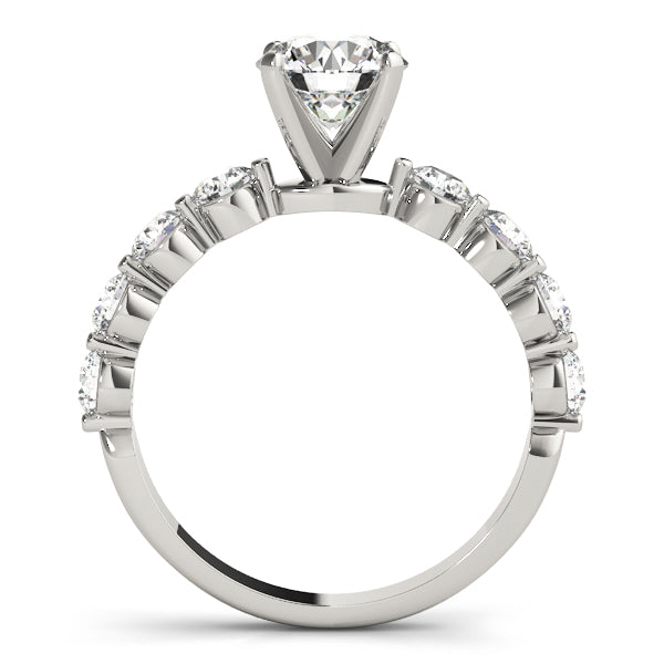 Round Cut Larger Classic Style Engagement Ring - Michael E. Minden Diamond Jewelers