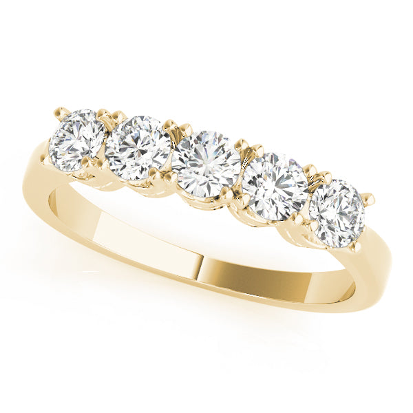 Five Stone Prong-Set Engagement Ring - Michael E. Minden Diamond Jewelers