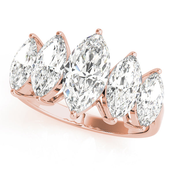 Statement Marquise Wedding Ring - Michael E. Minden Diamond Jewelers