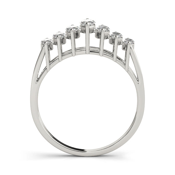 Multi-Marquise Split Shank Wedding Ring - Michael E. Minden Diamond Jewelers