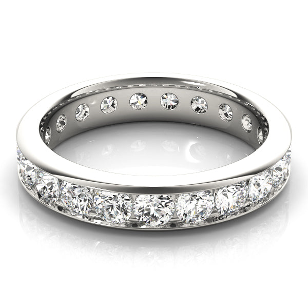 Channel-Set Eternity Wedding Ring - Michael E. Minden Diamond Jewelers
