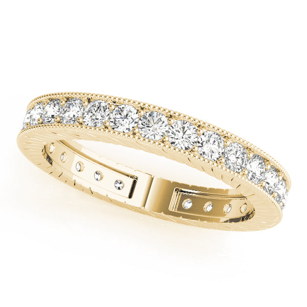 Pave-Set Wedding Ring - Michael E. Minden Diamond Jewelers