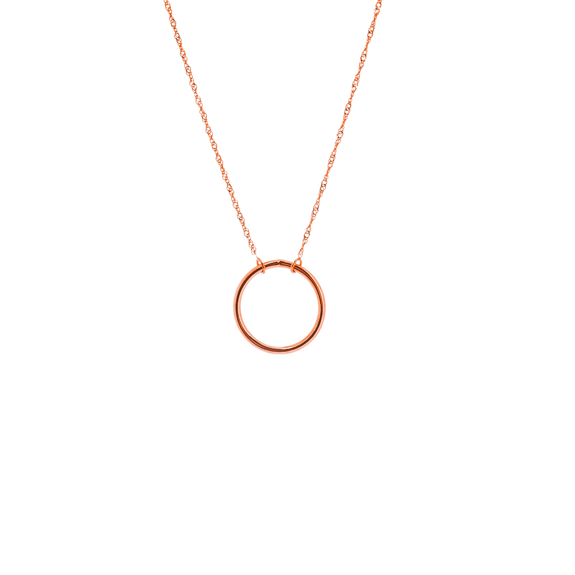 Open Circle Necklace - Michael E. Minden Diamond Jewelers