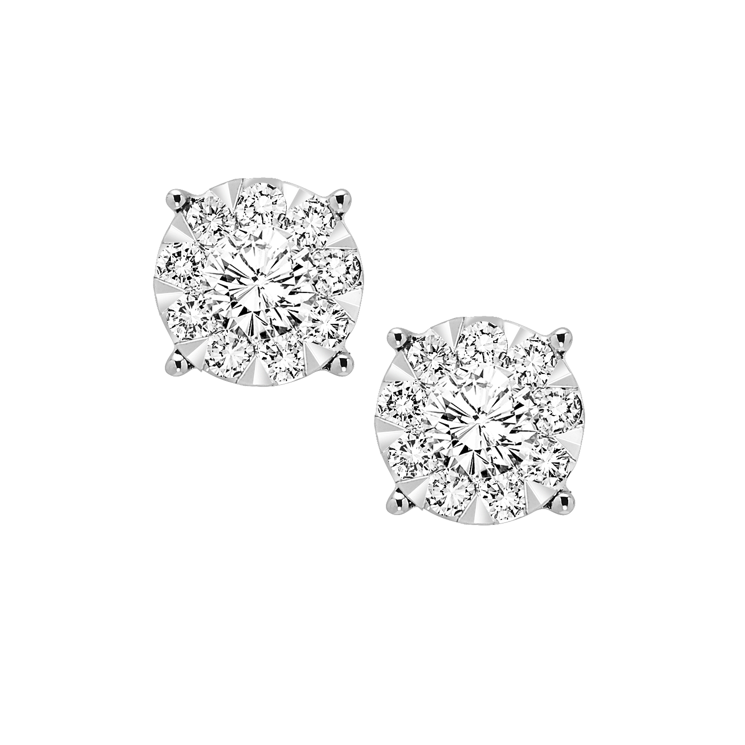 Round Diamond Studs - Michael E. Minden Diamond Jewelers