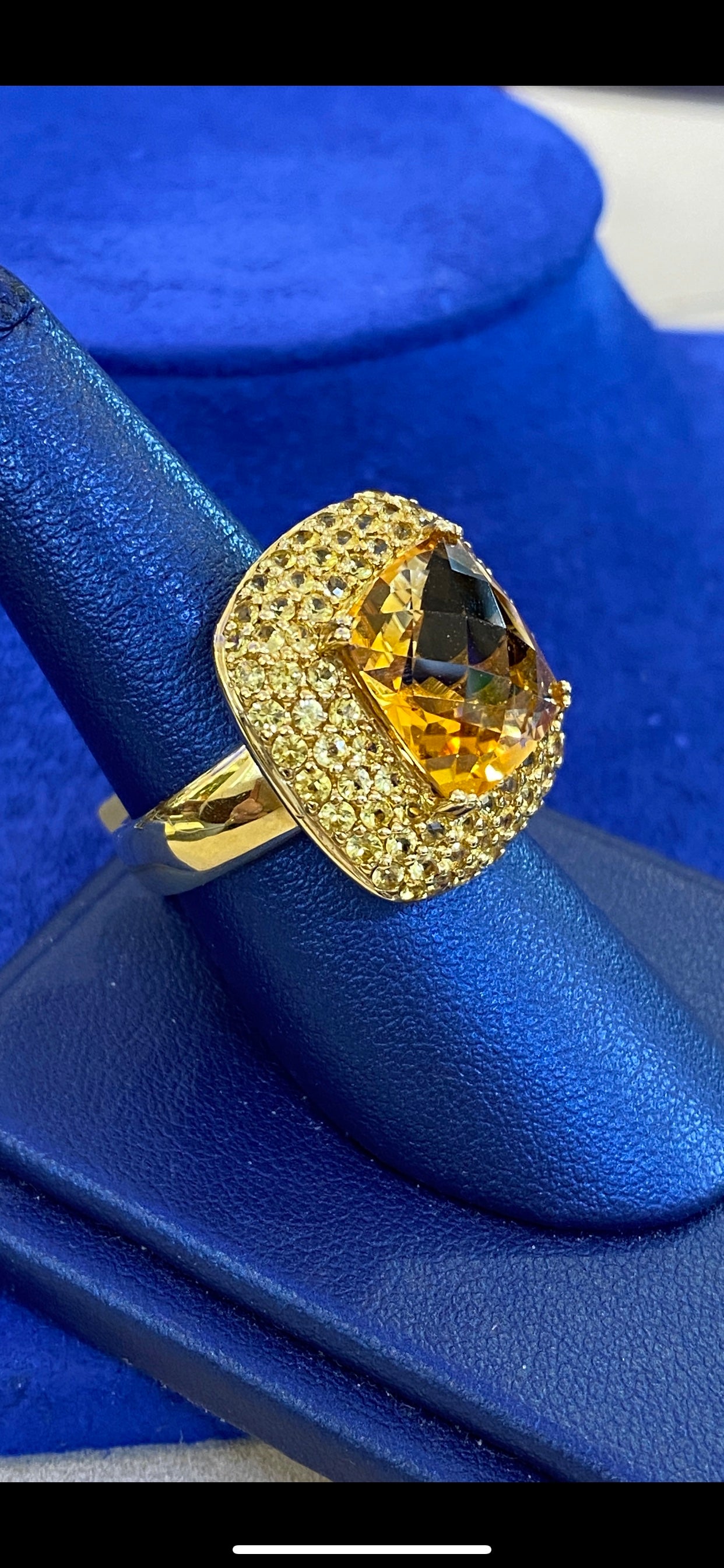 Citrine sapphire on sale