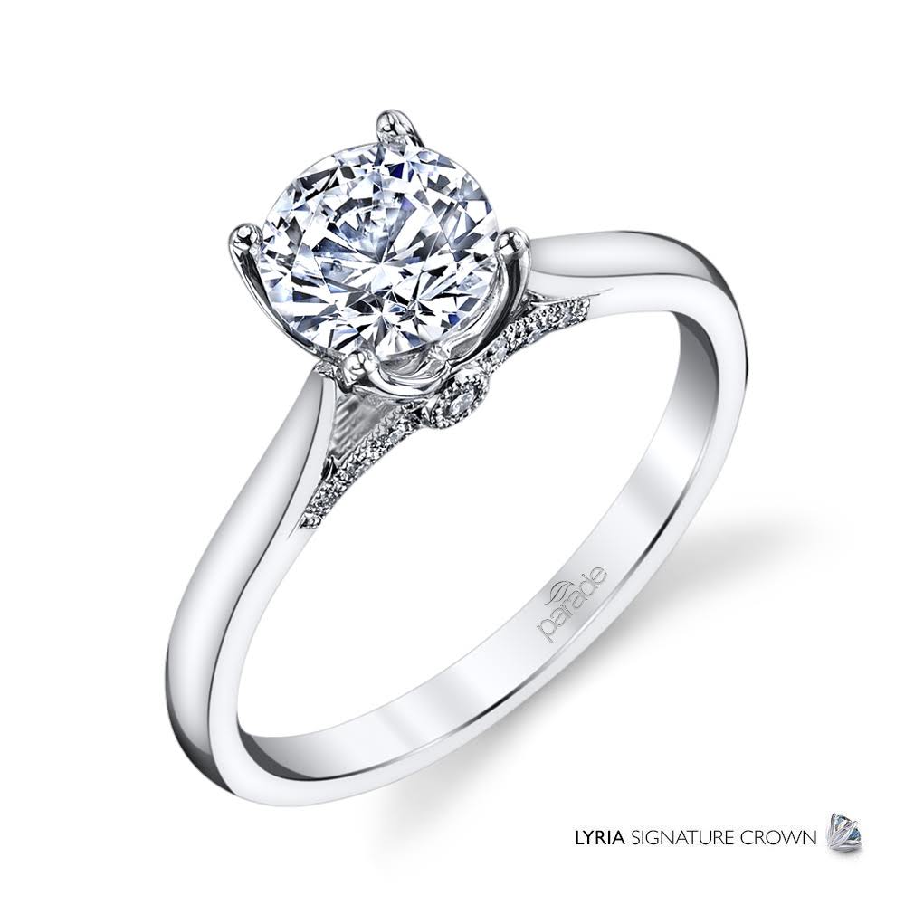 Simple Solitaire Engagement Ring - Michael E. Minden Diamond Jewelers