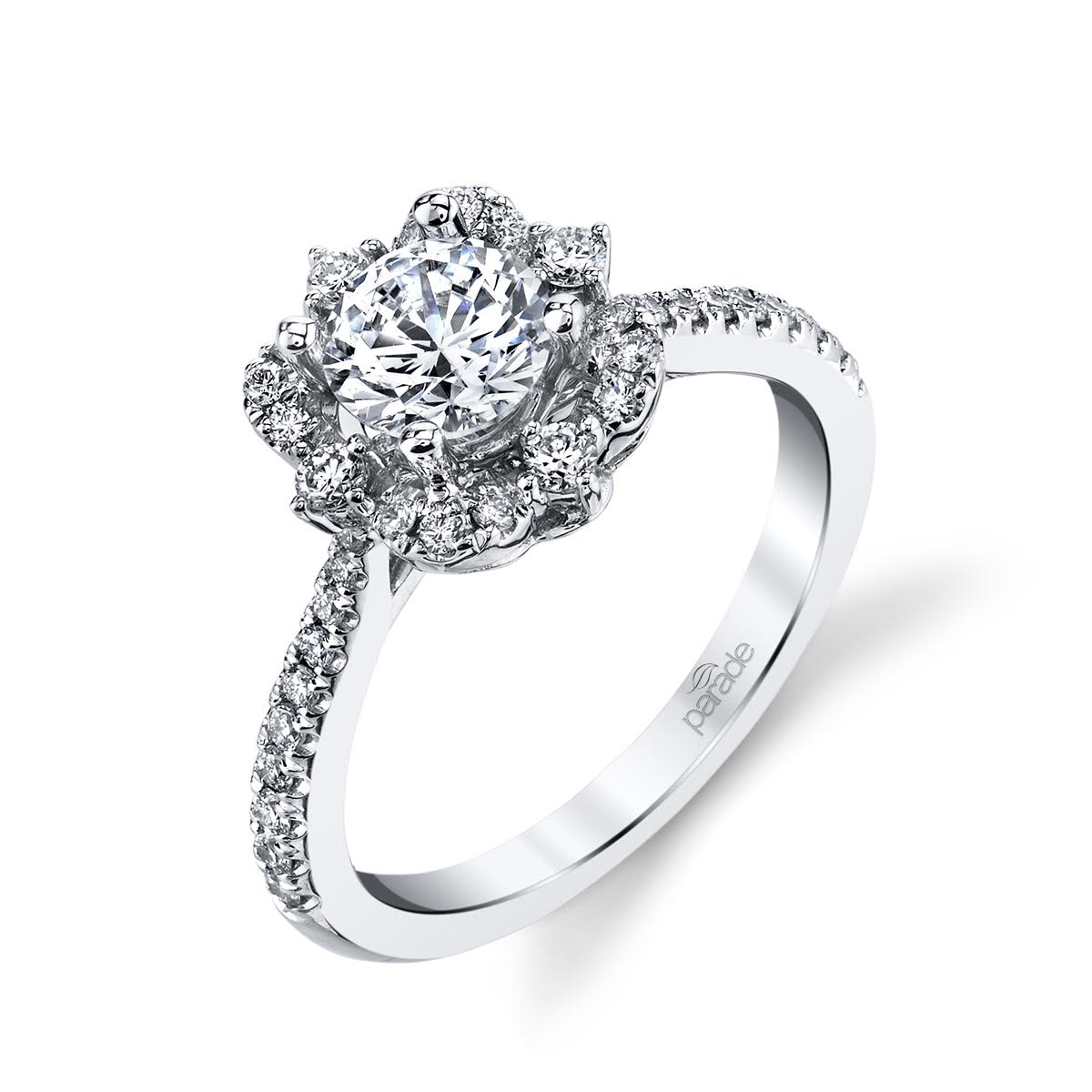 Floral-Inspired Engagement Ring - Michael E. Minden Diamond Jewelers