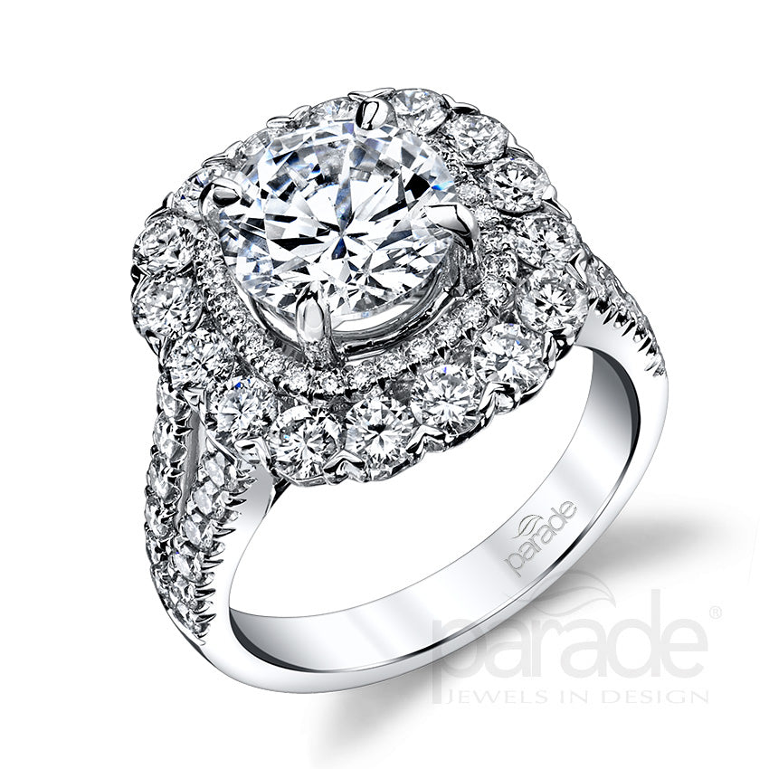 Hemera Double Halo Engagement Ring - Michael E. Minden Diamond Jewelers