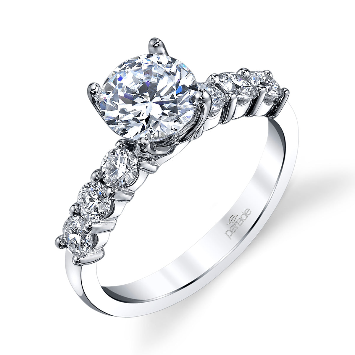 Round Classic Bold Engagement Ring - Michael E. Minden Diamond Jewelers