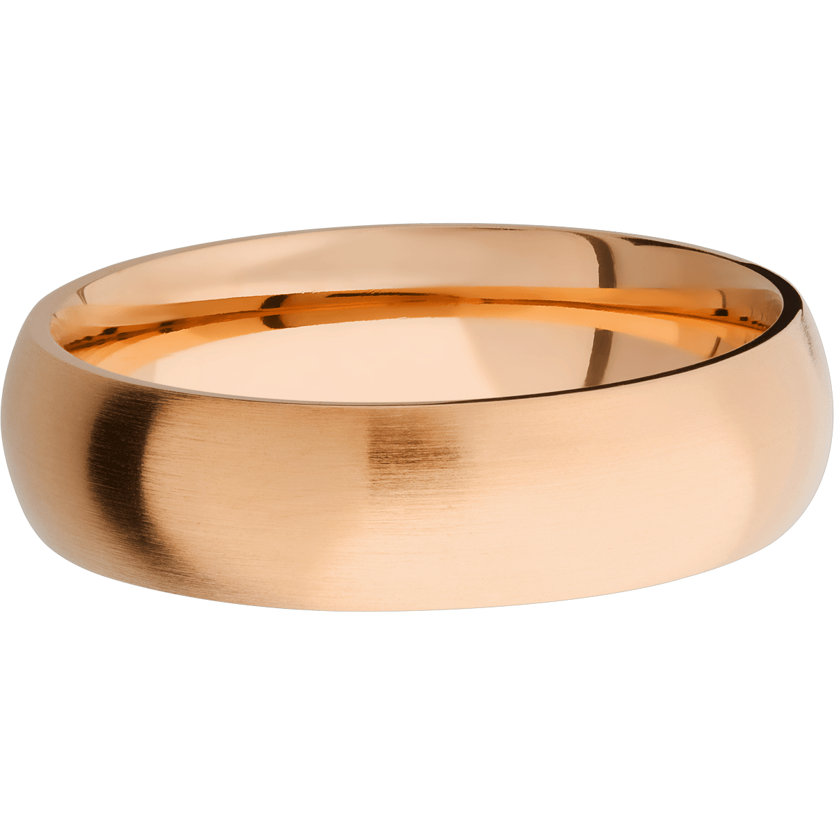 Comfort Fit Round Men's Wedding Ring with a Satin Finish - Michael E. Minden Diamond Jewelers