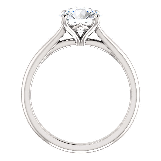 Round Solitaire Engagement Ring - Michael E. Minden Diamond Jewelers