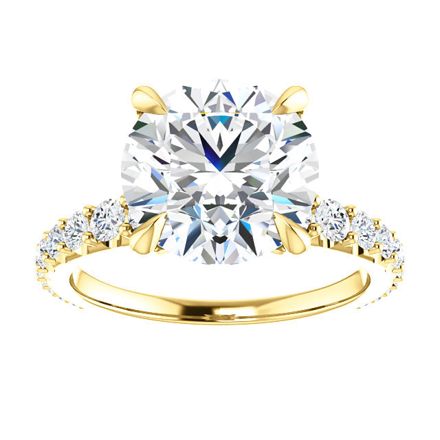 Round Cut Eternity Set Engagement Ring - Michael E. Minden Diamond Jewelers