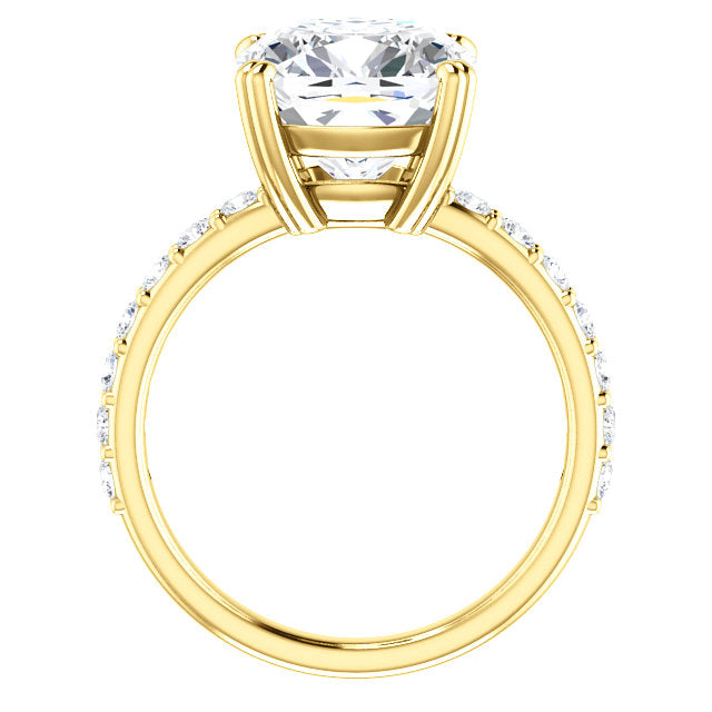Cushion Cut Classic Engagement Ring - Michael E. Minden Diamond Jewelers