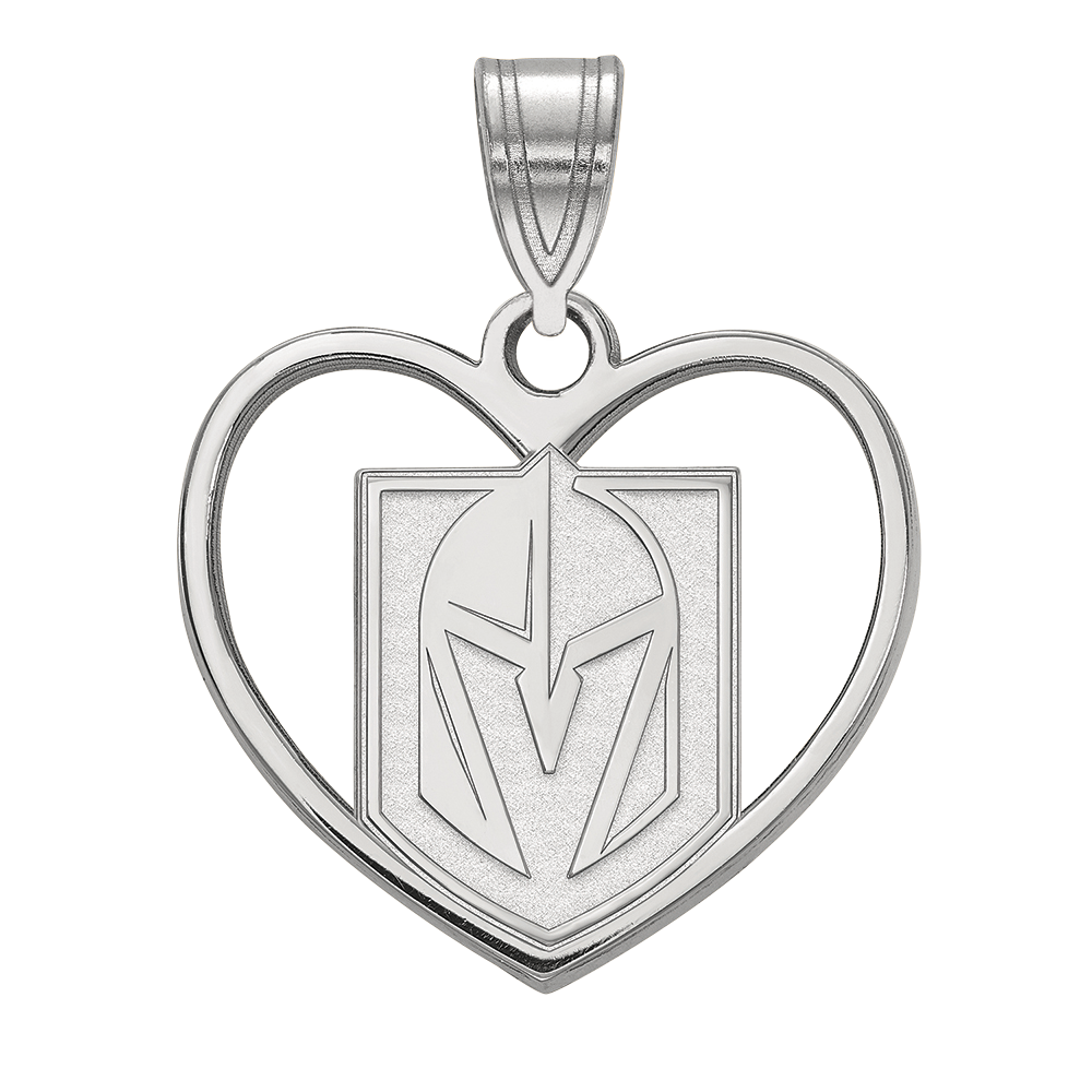 VGK Sterling Silver Heart Pendant - Michael E. Minden Diamond Jewelers