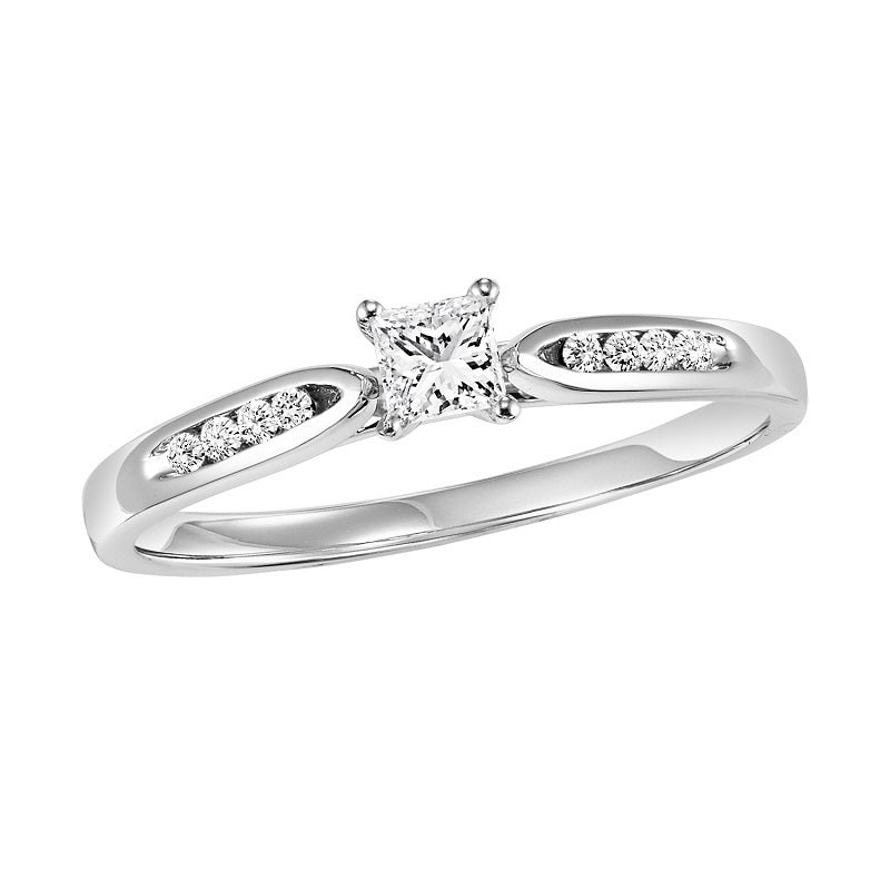 Princess Cut Engagement Ring - Michael E. Minden Diamond Jewelers
