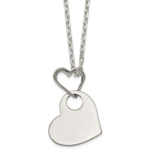 Heart Holding Heart Necklace - Michael E. Minden Diamond Jewelers